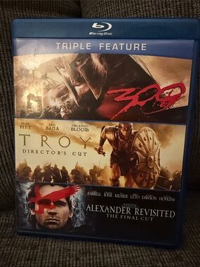 Triple Feature Blu-ray: 300 / Troy / Alexander Revisited